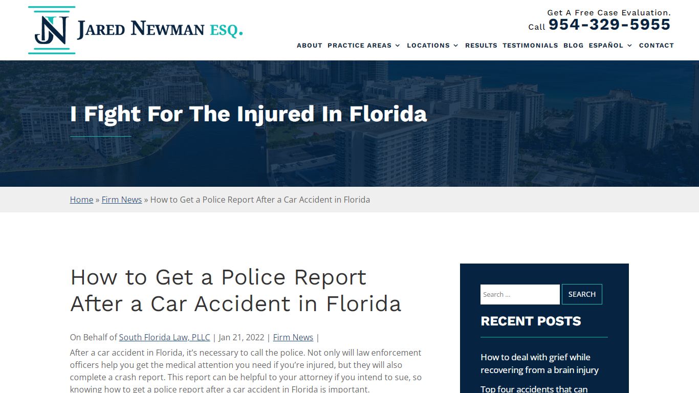 How to Get a Police Report After a Car Accident in Florida